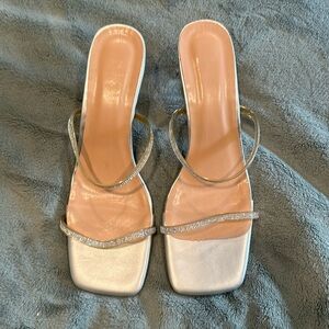Clear heels size 12